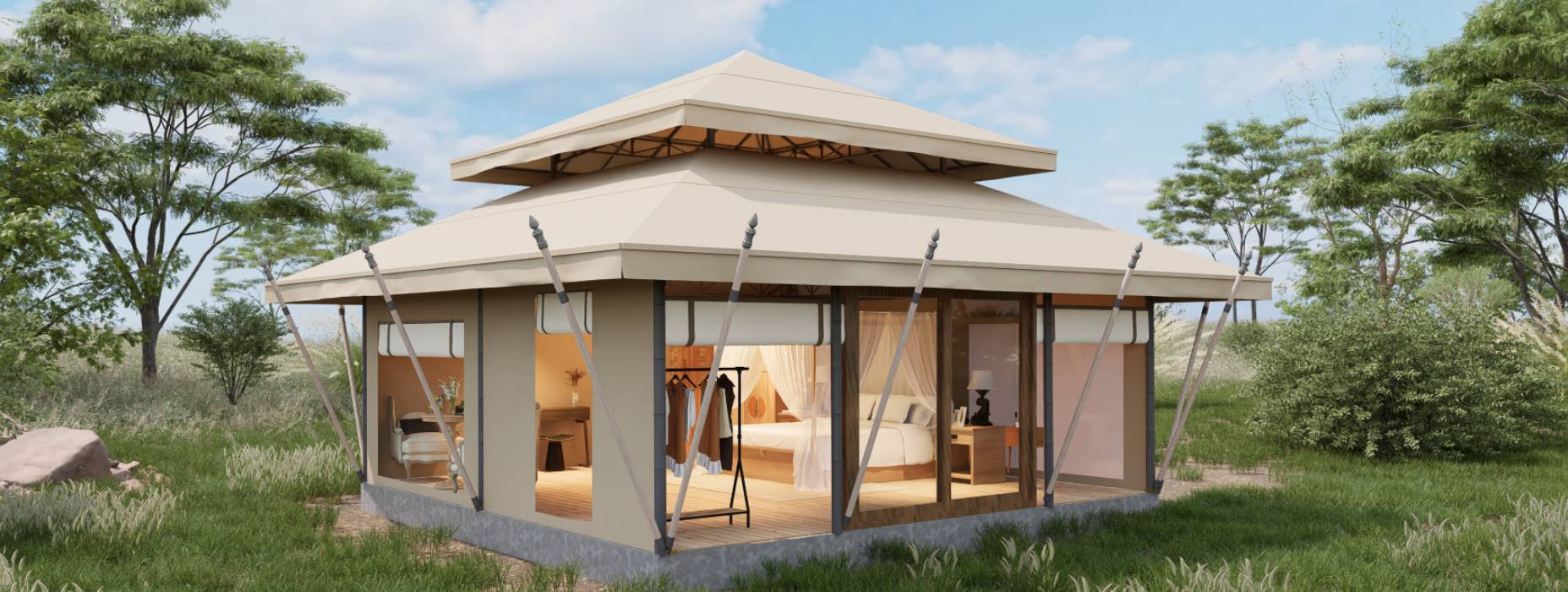 布尔津县户外野奢帐篷